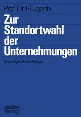 Zur Standortwahl der Unternehmungen | E-Book | www.sack.de