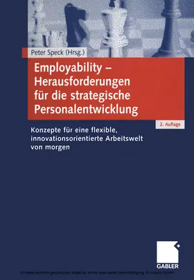 Speck |  Employability - Herausforderungen für die strategische Personalentwicklung | eBook | Sack Fachmedien