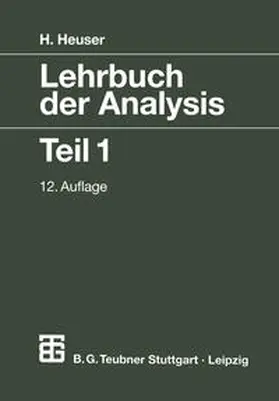  Lehrbuch der Analysis | eBook | Sack Fachmedien