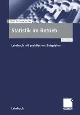 Scharnbacher |  Statistik im Betrieb | eBook | Sack Fachmedien