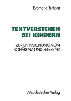 Terhorst |  Textverstehen bei Kindern | eBook | Sack Fachmedien