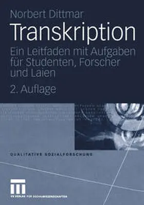 Dittmar |  Transkription | eBook | Sack Fachmedien