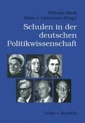 Bleek |  Schulen der deutschen Politikwissenschaft | Buch |  Sack Fachmedien