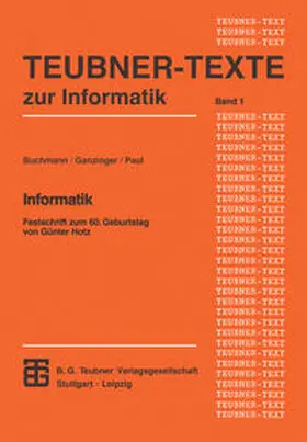 Ganzinger / Paul |  Informatik | eBook | Sack Fachmedien