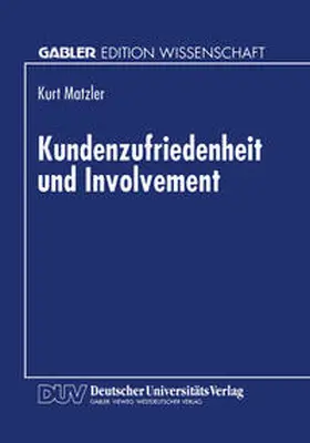 Kundenzufriedenheit und Involvement | E-Book | www.sack.de