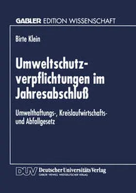  Umweltschutzverpflichtungen im Jahresabschluß | eBook | Sack Fachmedien