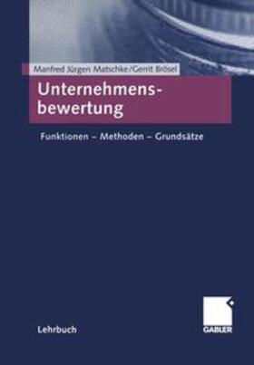 Matschke / Brösel | Unternehmensbewertung | Buch | 978-3-322-95330-8 | sack.de