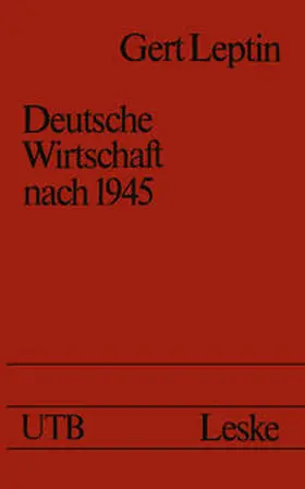 Leptin | Deutsche Wirtschaft nach 1945 | E-Book | www.sack.de