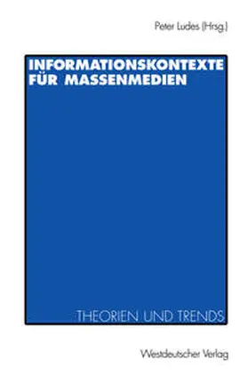 Ludes |  Informationskontexte für Massenmedien | eBook | Sack Fachmedien
