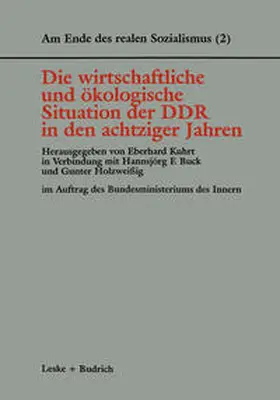 Kuhrt / Buck / Holzweißig | Die wirtschaftliche und ökologische Situation der DDR in den 80er Jahren | E-Book | sack.de