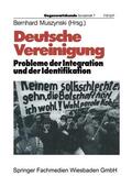 Muszynski |  Deutsche Vereinigung Probleme der Integration und der Identi | Buch |  Sack Fachmedien