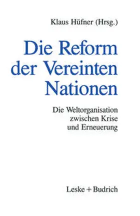 Hüfner |  Die Reform der Vereinten Nationen | eBook | Sack Fachmedien