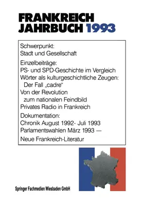 Frankreich-Jahrbuch 1993 | Buch | 978-3-322-96032-0 | www.sack.de