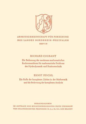 Courant |  Courant, R: Bedeutung der Modernen Mathematischen Rechenmasc | Buch |  Sack Fachmedien