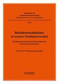 Steinmann |  Steinmann, H: Betriebswirtschaftslehre als normative Handlun | Buch |  Sack Fachmedien