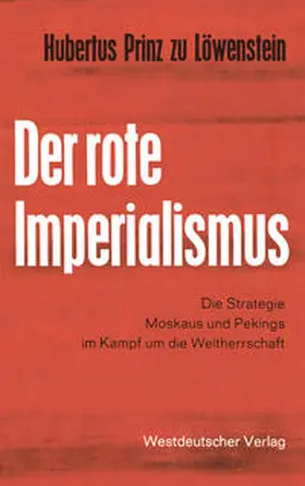 Löwenstein |  Der rote Imperialismus | eBook | Sack Fachmedien