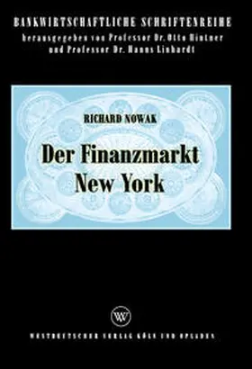 Nowak |  Der Finanzmarkt New York | eBook | Sack Fachmedien