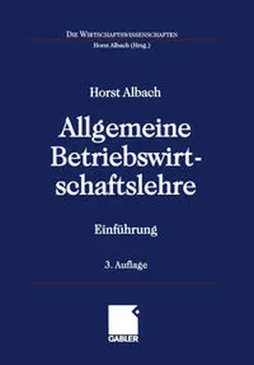Albach | Allgemeine Betriebswirtschaftslehre | E-Book | www.sack.de