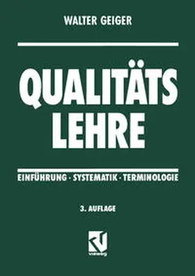 Geiger |  Qualitätslehre | eBook | Sack Fachmedien