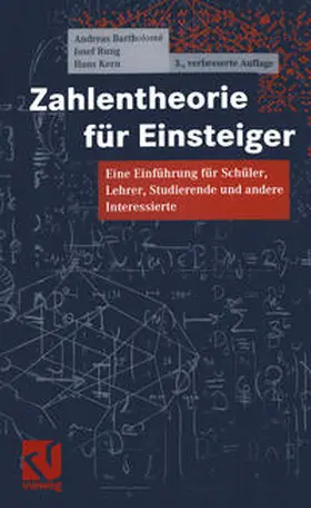 Bartholome / Rung / Kern |  Zahlentheorie für Einsteiger | eBook | Sack Fachmedien