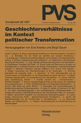 Kreisky / Sauer | Geschlechterverhältnisse im Kontext politischer Transformation | E-Book | sack.de