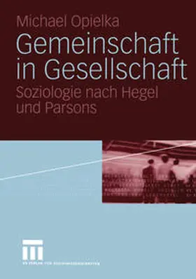 Opielka |  Gemeinschaft in Gesellschaft | eBook | Sack Fachmedien