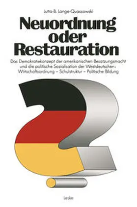 Lange-Quassowski | Neuordnung oder Restauration? | E-Book | www.sack.de