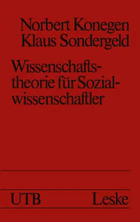 Konegen | Wissenschaftstheorie für Sozialwissenschaftler | E-Book | sack.de
