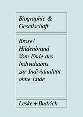 Brose | Vom Ende des Individuums zur Individualität ohne Ende | E-Book | www.sack.de