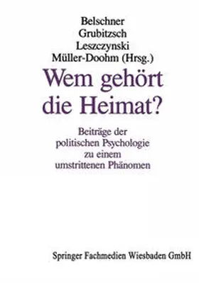Belschner |  Wem gehört die Heimat? | eBook | Sack Fachmedien