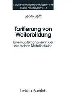 Seitz | Tarifierung von Weiterbildung | E-Book | www.sack.de