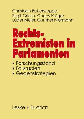 Rechtsextremisten in Parlamenten | Buch | 978-3-322-97373-3 | sack.de
