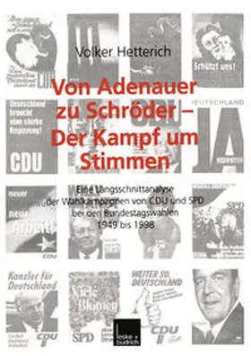 Hetterich | Von Adenauer zu Schröder — Der Kampf um Stimmen | E-Book | www.sack.de