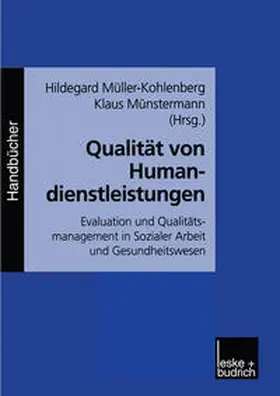 Müller-Kohlenberg / Münstermann | Qualität von Humandienstleistungen | E-Book | www.sack.de