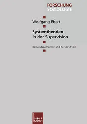 Ebert |  Systemtheorien in der Supervision | eBook | Sack Fachmedien