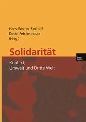 Bierhoff / Fetchenhauer |  Solidarität | eBook | Sack Fachmedien