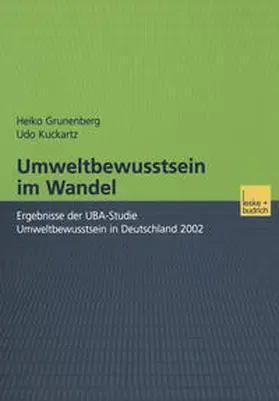 Grunenberg / Kuckartz | Umweltbewusstsein im Wandel | E-Book | www.sack.de