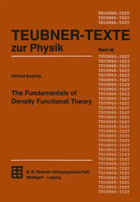  The Fundamentals of Density Functional Theory | eBook | Sack Fachmedien