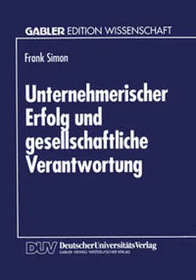 Unternehmerischer Erfolg und gesellschaftliche Verantwortung | E-Book | sack.de