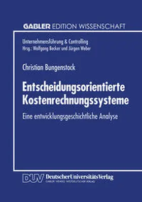  Entscheidungsorientierte Kostenrechnungssysteme | eBook | Sack Fachmedien