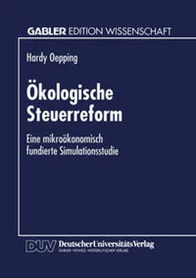 Ökologische Steuerreform | E-Book | www.sack.de