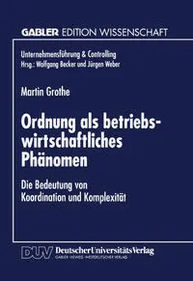  Ordnung als betriebswirtschaftliches Phänomen | eBook | Sack Fachmedien