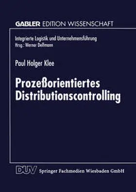 Klee |  Prozeßorientiertes Distributionscontrolling | eBook | Sack Fachmedien