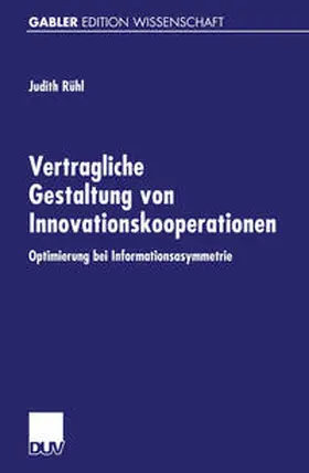Rühl | Vertragliche Gestaltung von Innovationskooperationen | E-Book | www.sack.de