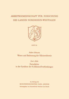 Schwarz |  Schwarz, R: Wesen und Bedeutung der Siliciumchemie | Buch |  Sack Fachmedien