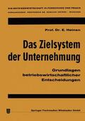 Heinen |  Heinen, E: Zielsystem der Unternehmung | Buch |  Sack Fachmedien