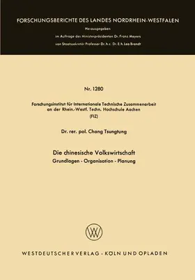 Chang | Die chinesische Volkswirtschaft | Buch | 978-3-322-98126-4 | www.sack.de
