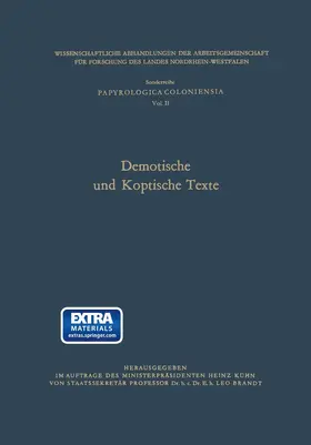 Brandt |  Demotische und Koptische Texte | Buch |  Sack Fachmedien