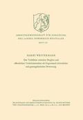 Westermann |  Westermann, H: Verhältnis zwischen Bergbau und öffentlichen | Buch |  Sack Fachmedien
