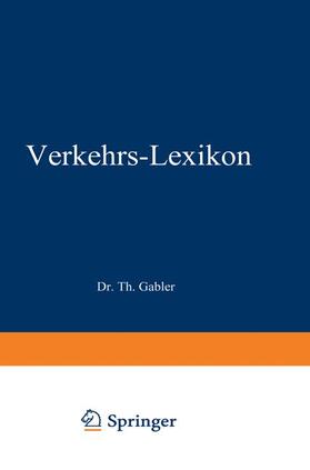 Linden | Dr. Gablers Verkehrs-Lexikon | Buch | 978-3-322-98203-2 | sack.de